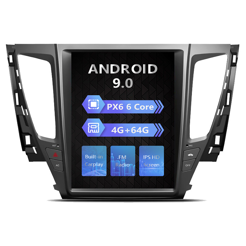 Mitsubishi Pajero Sport Tesla style 12.1 inch Android Car DVD Player 